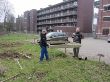 moestuin - eerste werkdag 23 feb 2013